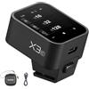 Godox X3C X3 C X3-C TTL Flash Trigger Trasmettitore Wireless OLED Touch Screen Compatibile con Fotocamera Canon (X2T-C/Xpro-C/XProII-C versione di aggiornamento)