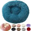 rngcpto Cesto per gatti e cani, antistress, cuscino lenitivo lavabile, letto per ciambelle di grandi dimensioni (40 cm, blu 1)
