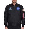 Alpha Industries 1 TT NASA Giacca Bomber Reversibile II per Uomo, Black