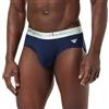 Emporio Armani Soft Modal Brief, Slip Uomo, Blu (Marine), XL