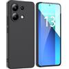 ARRYNN Custodia per Xiaomi Redmi Note 13 4G (6.67) Cover + Pellicola Protettiva Vetro Temperato,Liquid Silicone TPU Case Cover per Xiaomi Redmi Note 13 4G - Nero