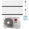 Lg Climatizzatore Condizionatore LG Dualcool Premium R32 Wifi Dual Split Dual Inverter 9000 + 9000 BTU con U.E. MU2R15 NOVITÁ Classe A+++/A++