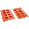 Déco Relief - Stampo in Silicone 8 Mezza Sfere ⌀ 5 x 2,5 cm - Stampo Torta Pasticceria - Materiale Professionale