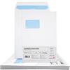 Netuno 50 buste bianche formato C4 22,9 x 32,4 cm 90g buste lettera commerciali grandi senza finestra con strip adesivo per spedizioni corrispondenza aziendale lettere documenti fatture