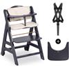 Hauck Beta+ Seggiolone Evolutivo con Cuscino e Vassoio - Dark Grey