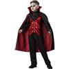 Atosa - 66458 Costume da vampiro da uomo, 66458, rosso, 10-12 anni