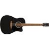 Fender FA-25CE Alternative Series Dreadnought Acoustic Electric Guitar, Beginner Guitar, with 2-Year Warranty, Includes Built-In Tuner and On-Board Volume & Tone Controls, Black (Amazon Exclusive)