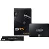 Samsung SSD Samsung 870 EVO 2TB 2,5" MZ-77E2T0B/EU Interfaccia Sata III