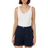 Tommy Hilfiger Pantaloncini Donna Cotton Corti, Blu (Desert Sky), 46