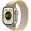 Apple Watch Ultra LTE 49 mm Titanium Trail Loop giallo/beige M/L