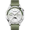 Huawei Smartwatch Huawei Watch GT 4 da 46 mm (Phoinix) con display AMOLED argento/verde