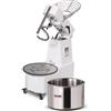 MECNOSUD Impastatrice a spirale - Capacità kg 12 / litri15 - Timer e ruote - cm 69 x 35 x 69 h