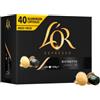 200 Capsule Caffè RISTRETTO L'OR Espresso - Capsule in Alluminio compatibili Nespresso