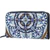 GABS Portafoglio Gmoney17 Trip Bull Black Donna Pelle Azzurro