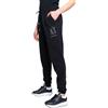 Armani Exchange Drawstring Logo Studs Terry Jogger Pant Pantaloni da Tuta, Nero, L Donna