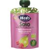 FATER SpA HERO SOLO FRUTTA FRULLATA 100% BIO PERA E LAMPONE 100 G