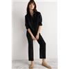 Intimissimi Camicia In Tela Di Lino The Pure Linen Nero