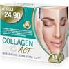 F & F Collagen Act, Integratore Alimentare con Collagene e Acido Ialuronico, per l'Elasticità della Pelle, la Riduzione e la Minore Comparsa delle Rughe - Confezione da 10 Bustine