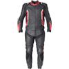 Gms Tuta Moto Divisibile in Pelle GMS GR-1 Nero Rosso Bianco