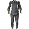 Gms Tuta Moto Divisibile in Pelle GMS GR-1 Nero Giallo Bianco