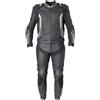Gms Tuta Moto Divisibile in Pelle GMS GR-1 Nero Grigio Bianco