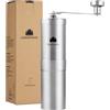 Groenenberg Macina caffé manuale, regoliable | Macinacaffè in acciaio inossidabile (inox) | Macinino caffè manuale | Coffee grinder con smerigliatrice in ceramica | Regolazione precisa