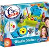 Clementoni 18536 Crea Idea Window Stickers Attacca e Stacca