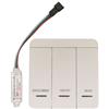 V-TAC Telecomando remoto a 3 tasti controller per strip led Running da parete velocità e luminisità
