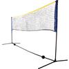 Schildkröt Kombi Net Set, Rete per il Tempo Libero Autoportante per Badminton, Street Tennis e Altri Sport, Regolabile in Altezza da 0,75m to 1,55m, Larghezza 3m, 970994