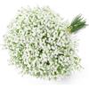 Uhky Set di 6 mazzi di fiori di gipsofili artificiali realistici al tatto per feste di matrimonio, ghirlanda floreale decorazione per la casa, colore: bianco
