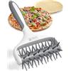 ORBLUE Docker per impasto per pizza, rullo per pasticceria con punte, strumento per la creazione di pizza, per cucina domestica e commerciale, accessori per la preparazione della pizza che impediscono