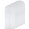 HomeClean copriabiti Antipolvere Trasparenti 60x140cm（6pcs） Sacchi Porta Abiti Molto Facile organizzare i Tuoi Vestiti