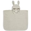 Jollein Poncho da bagno, 65 x 62 cm, asciugamano con cappuccio, beige | 533-550-00093