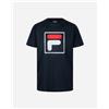 Fila Basic F Box M - T-shirt Tennis - Uomo - Blu