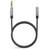 MaGeek Cavo Prolunga Audio Jack 3,5mm, (3,0 metri) 4 Poli Cavetto Audio Estensione, Maschio a Femmina per cuffie Beats, iPhone, iPod, iPad, Car Audio, Home Stereo e altro (Nero)