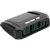 VOBOR Sistema di Monitoraggio della Pressione dei Pneumatici, Monitor TPMS Wireless Solare Impermeabile IP67 con 6 Sensori Esterni per Camper Leggeri
