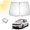 BIBIBO 208 Parasole Parabrezza Auto per Peugeot 208 e-208 Restyling 2019-2025, Pieghevole Anteriore Contro i Raggi UV