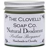The Clovelly Soap Co. Clovelly Soap Co Balsamo Deodorante Naturale e Fatto a Mano al Bergamotto Siciliano, Barattolo di Vetro da 60gr