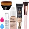 Hilareco Fondotinta PHOERA, siero idratante anti-età correttore di colore PHOERA CC+ Cream e SPF 25+, primer PHOERA, trucco PHOERA (101+100CC/ Porcelain+ Porcelain CC Cream, 30 g (confezione da 1))