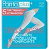 PANTAPLUS+ collant drenanti anticellulite, con Sali del mar morto e menta ,made in italy, alternativa a bende anticellulite drenanti, taglia unica(5 TRATTAMENTI + 5 KIT MONOUSO)