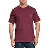 Dickies Short Sleeve Performance Cooling Tee T-Shirt, Erica Bordeaux, L Uomo