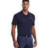 Under Armour Polo UA Performance 3.0 Maniche Corte, (410) Midnight Navy/Pitch Gray, M Uomo