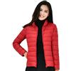 Zinsale Donne Leggero Piumino Packable Corto Cappotto Puffer (Rosso, XL)