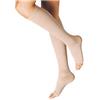Dualsan Gambaletto terapeutico dualsan a compressione decrescente kkl2 punta aperta beige unisex 3 1 paio