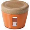 OMADA Design - Barattolo da 0,5 lt - Contenitore in plastica e Legno con Coperchio per freschezza Alimenti - Made in Italy - Linea Ecoliving