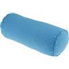 Easnea Cuscino rotondo in lino, cuscino a rullo lungo, supporto lombare, per alleviare il dolore al collo, cuscino cilindrico con fodera rimovibile per dormire/sedia/auto/divano, blu cielo, 15 x 40 cm