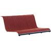 MAGIS stuoia per panca bassa per esterni SOUTH - AC906-ROSSO-ARANCIO