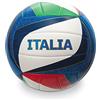 MONDO Sport - Palla da gioco volley Beach Volley ITALIA TEAM - taglia 5 indoor, outdoor, beach - soft touch pvc morbido - azzurro/rosso-bianco-verde - 13997