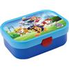 Mepal - Porta Pranzo Campus - Porta Pranzo Bento per Bambini - Porta Pranzo con Scomparto Bento e Forchetta - Con Chiusura a Clip - Senza BPA e Lavabile in Lavastoviglie - 750 ml - Paw Patrol Pups