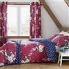 Catherine Lansfield CANTERBURY PLUM SET COPRIPIUMINO SINGOLO 160x200+50x80